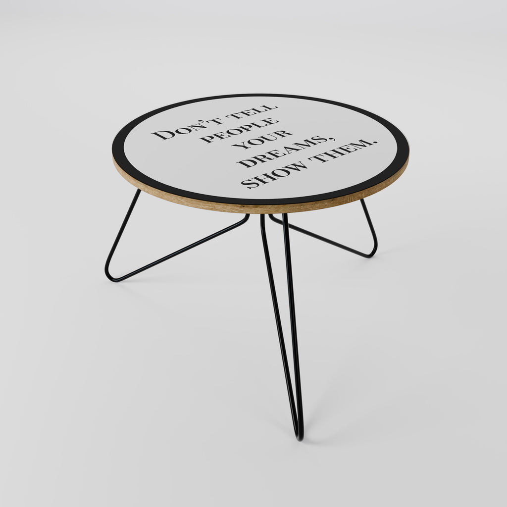 DREAMS IN ACTION Mesa de centro