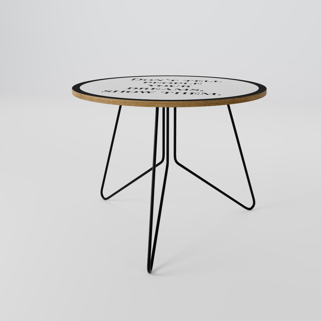 SUEÑOS EN ACCIÓN Mesa de centro 69