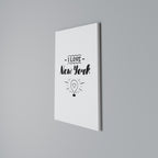 I LOVE NEW YORK Cuadro en lienzo vertical
