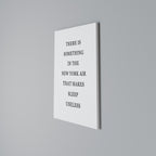 NEW YORK NIGHTS UNREST Vertical Canvas Print