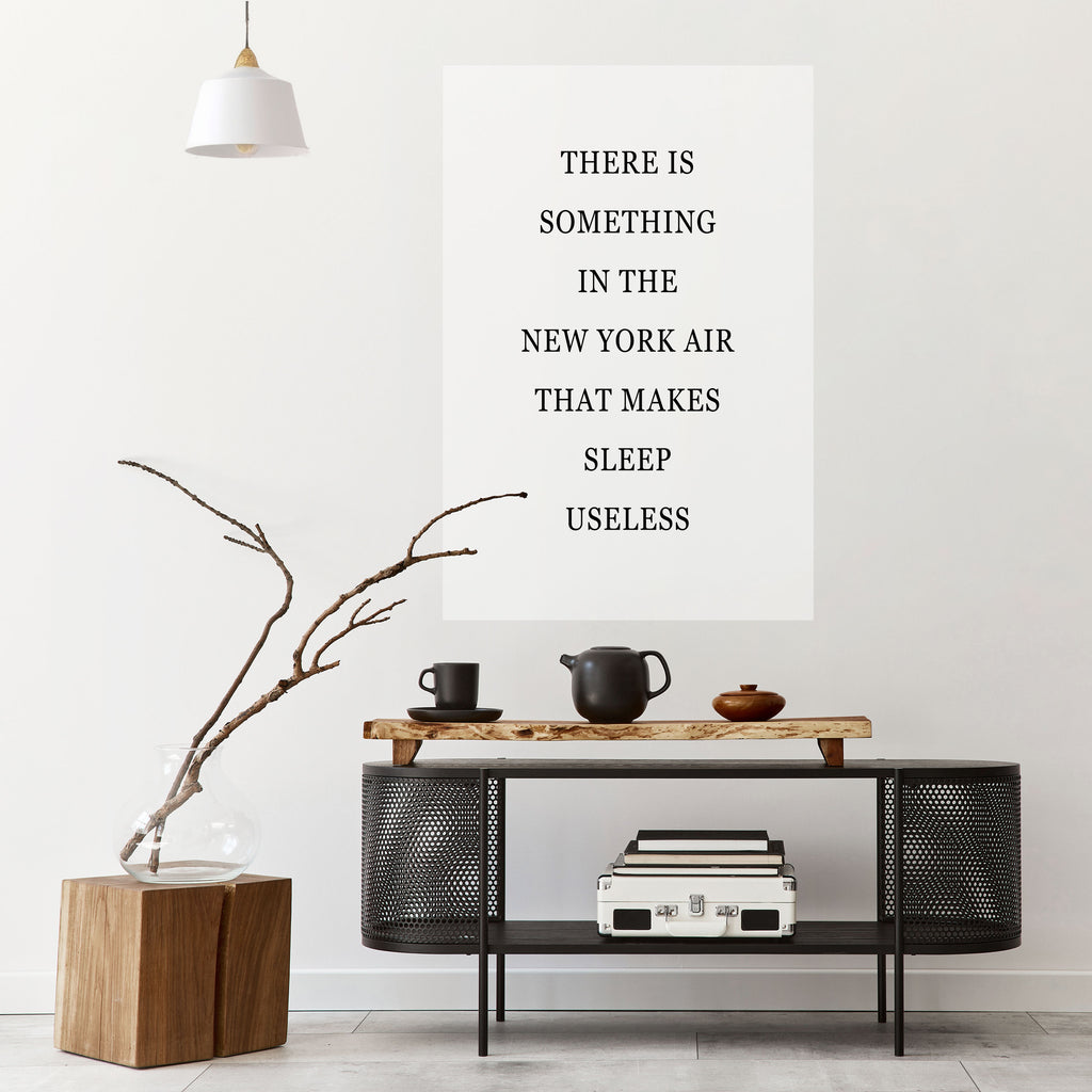 NEW YORK NIGHTS UNREST Peel and Stick Vertical Poster