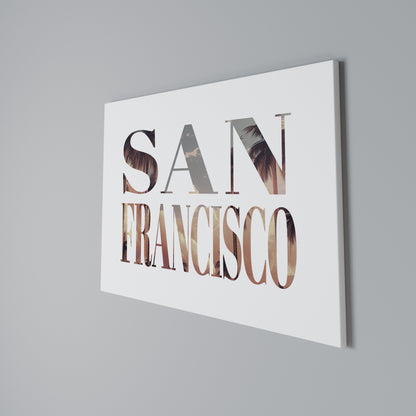 SAN FRANCISCO Cuadro en lienzo horizontal
