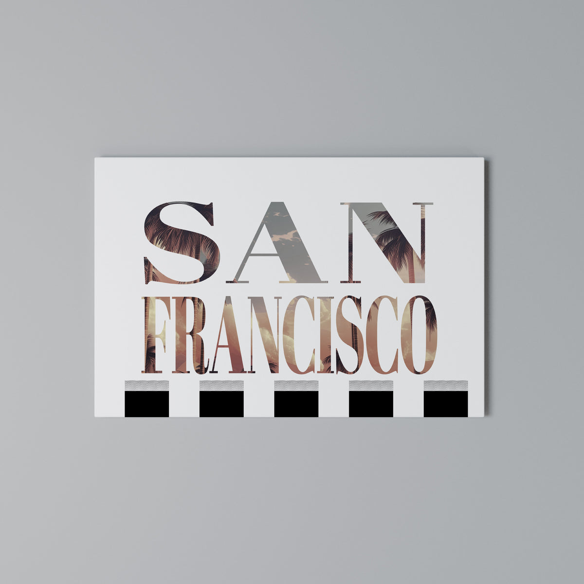SAN FRANCISCO Cuadro en lienzo horizontal