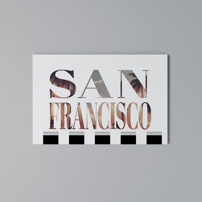 SAN FRANCISCO Cuadro en lienzo horizontal