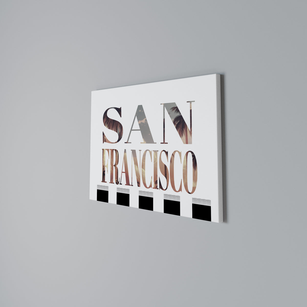 SAN FRANCISCO Cuadro en lienzo horizontal