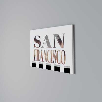 SAN FRANCISCO Cuadro en lienzo horizontal