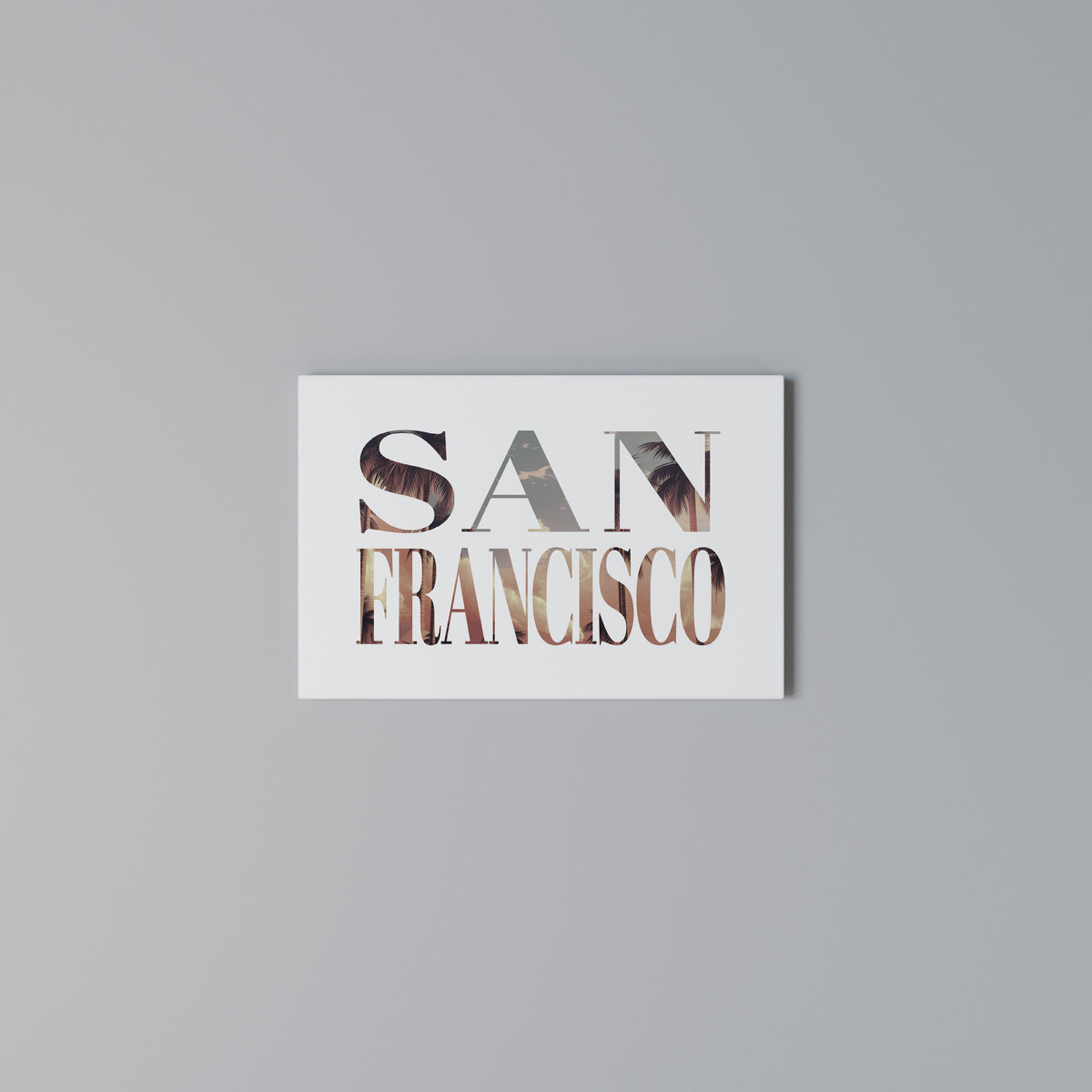 SAN FRANCISCO Cuadro en lienzo horizontal
