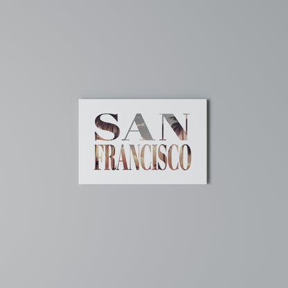 SAN FRANCISCO Cuadro en lienzo horizontal