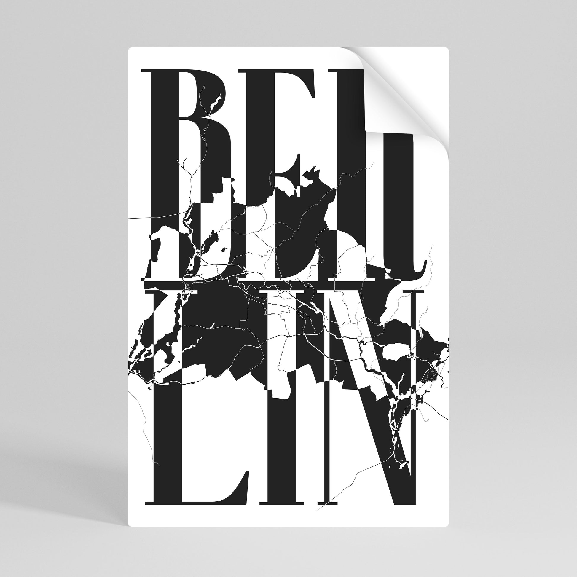 Póster vertical autoadhesivo "HORIZONTES AUDACES DE BERLÍN"