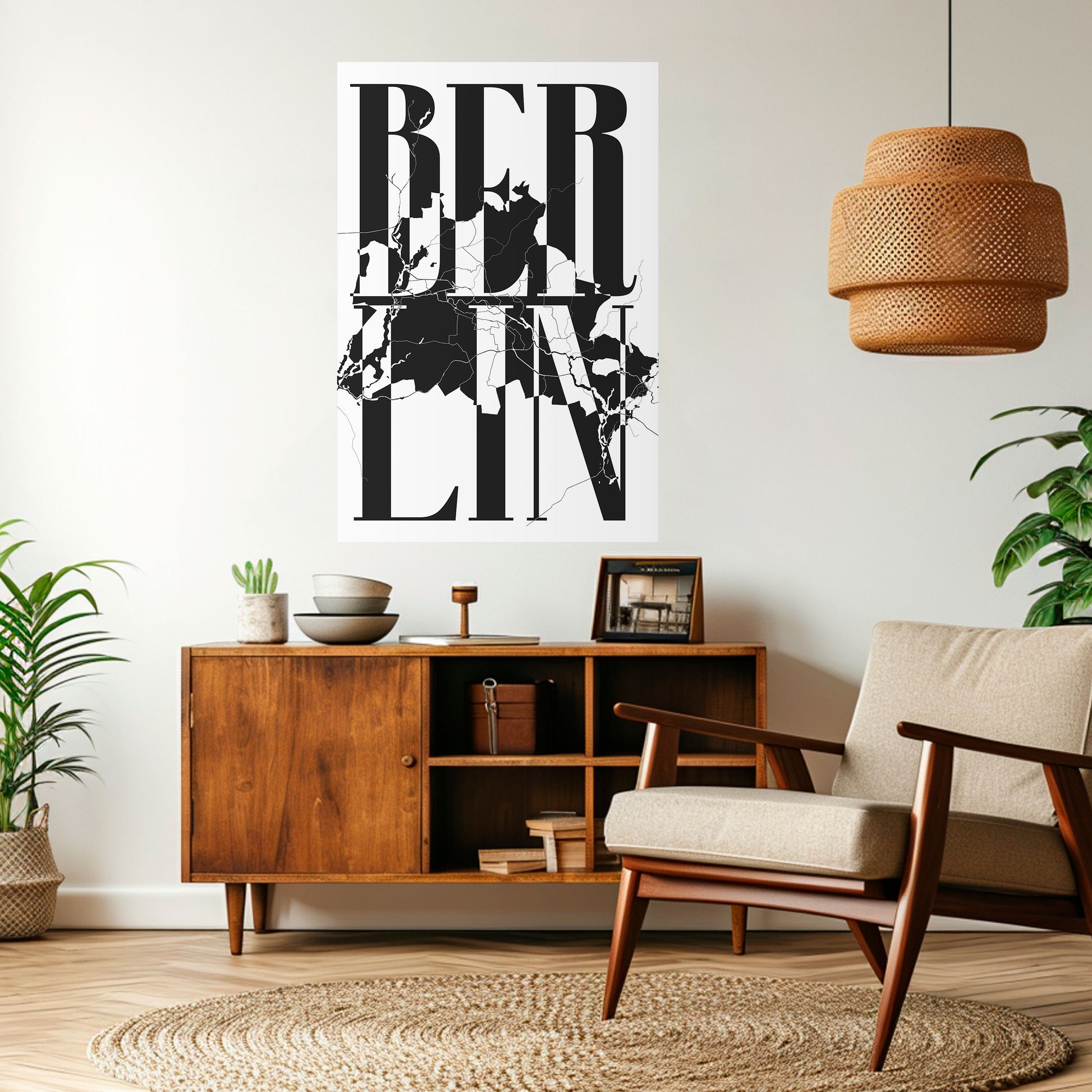 Póster vertical autoadhesivo "HORIZONTES AUDACES DE BERLÍN"