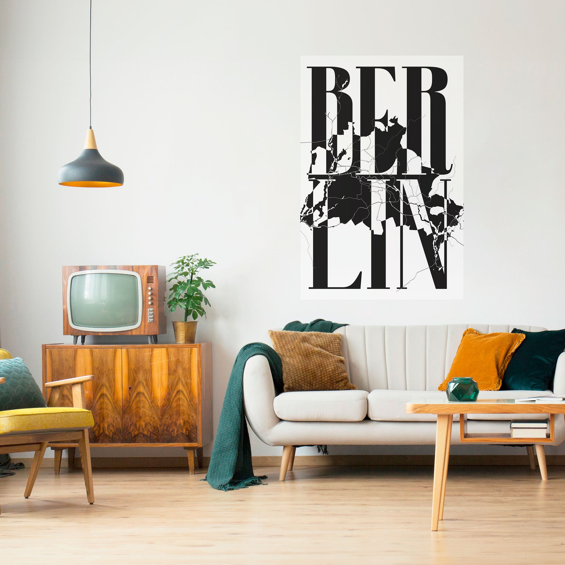 Póster vertical autoadhesivo "HORIZONTES AUDACES DE BERLÍN"
