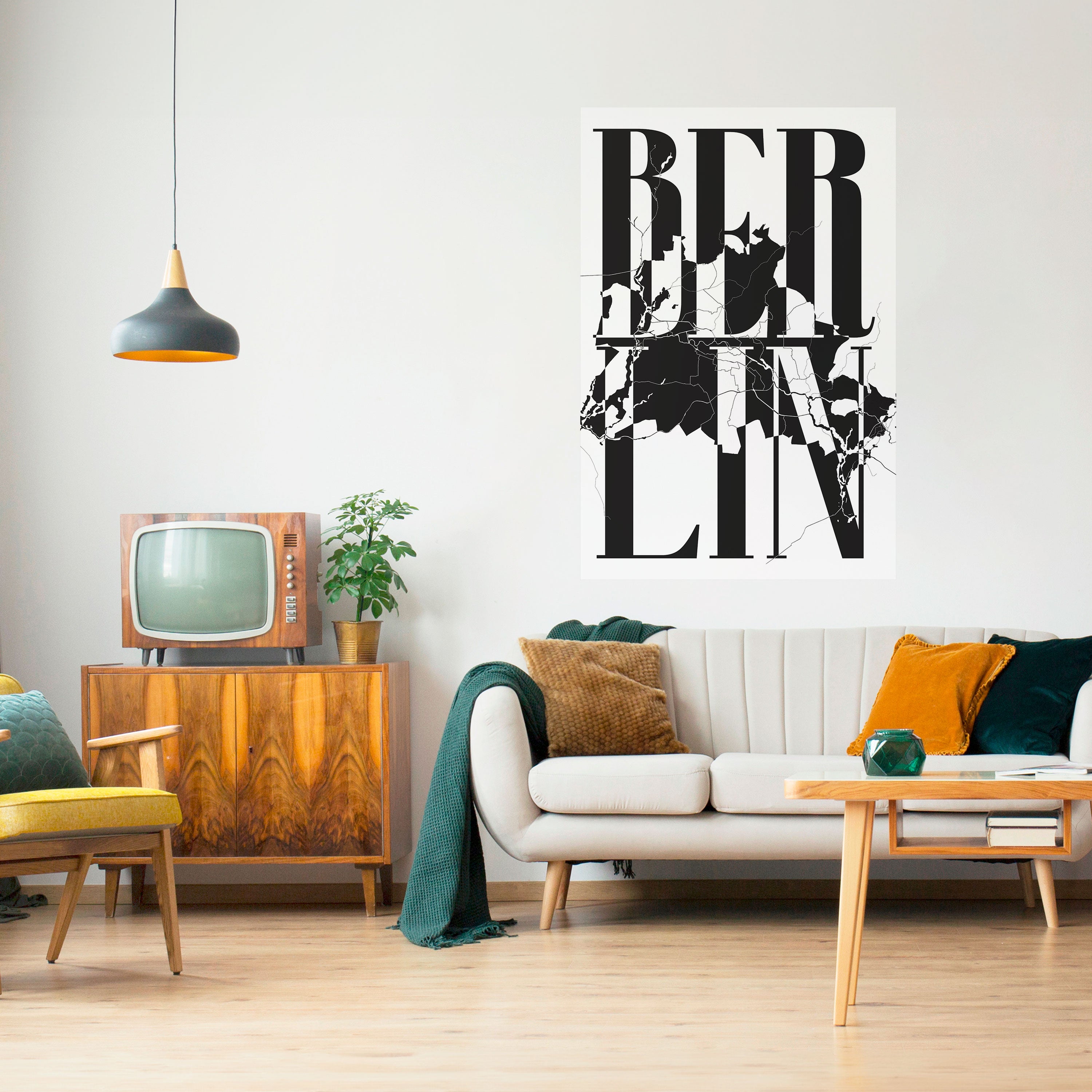 Póster vertical autoadhesivo "HORIZONTES AUDACES DE BERLÍN"