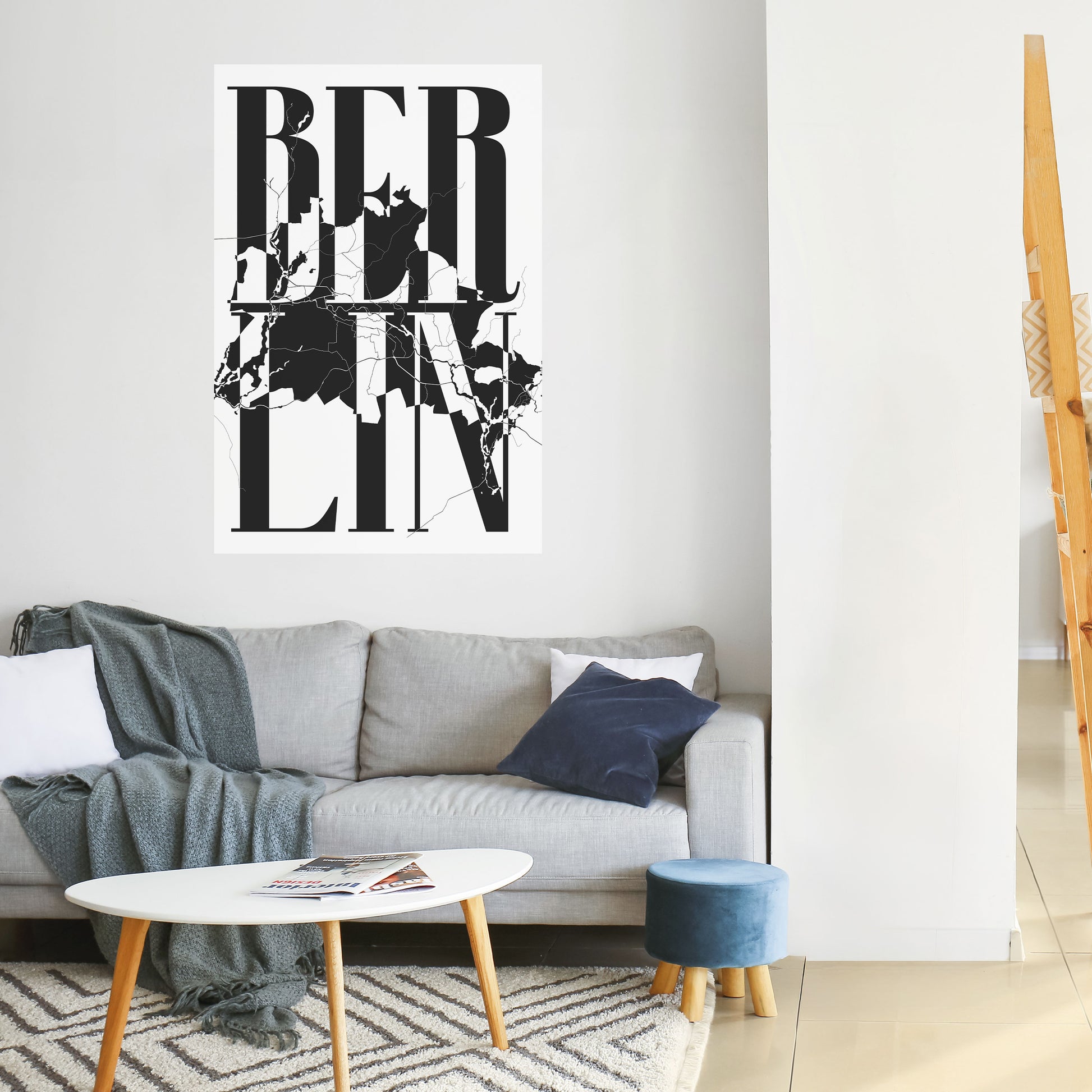 Póster vertical autoadhesivo "HORIZONTES AUDACES DE BERLÍN"
