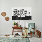 BUILDING OUR LEGACY Póster Horizontal Adhesivo