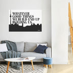 BUILDING OUR LEGACY Póster Horizontal Adhesivo