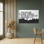 BUILDING OUR LEGACY Póster Horizontal Adhesivo