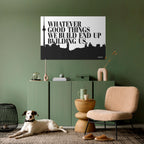 BUILDING OUR LEGACY Póster Horizontal Adhesivo