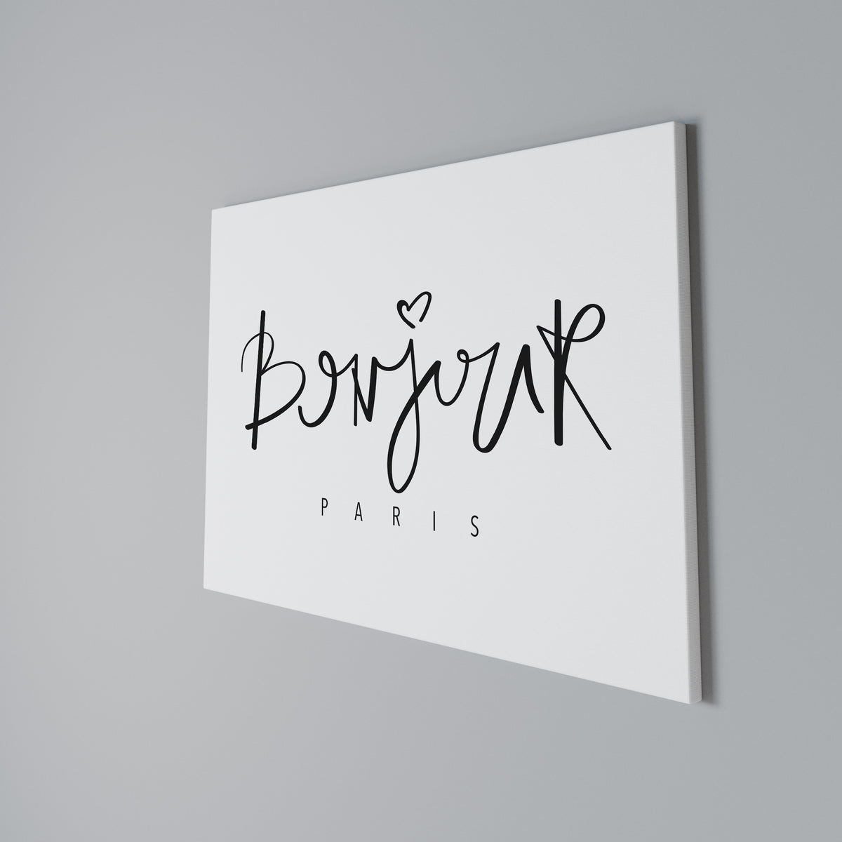 BONJOUR LOVE Cuadro en lienzo horizontal