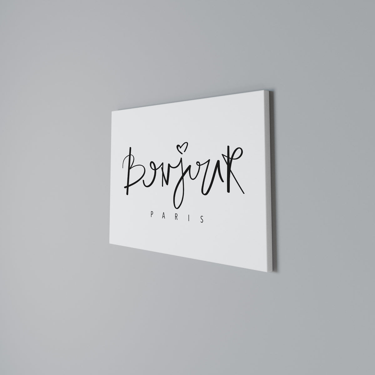 BONJOUR LOVE Cuadro en lienzo horizontal