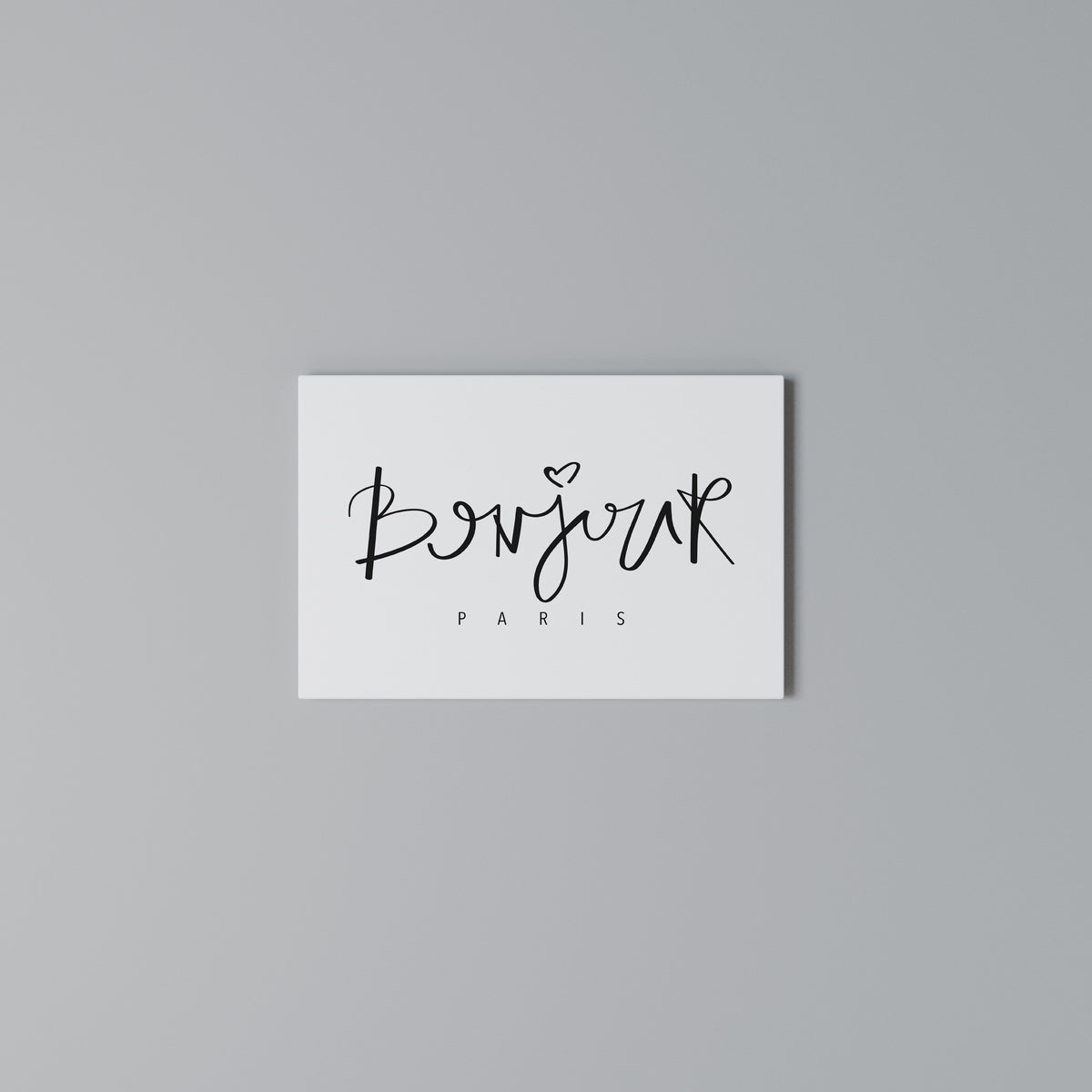 BONJOUR LOVE Cuadro en lienzo horizontal