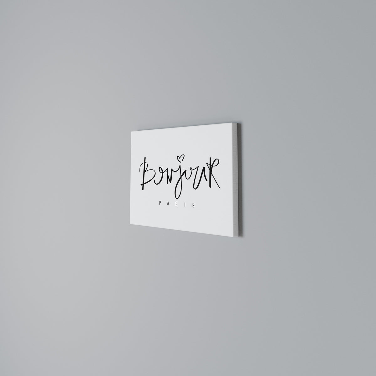 BONJOUR LOVE Cuadro en lienzo horizontal