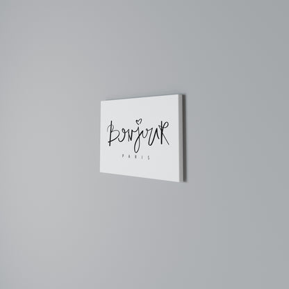 BONJOUR LOVE Cuadro en lienzo horizontal