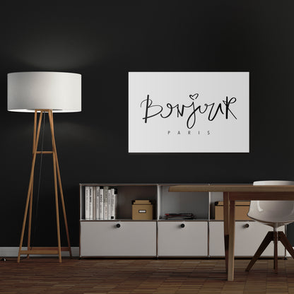 BONJOUR LOVE Cuadro en lienzo horizontal
