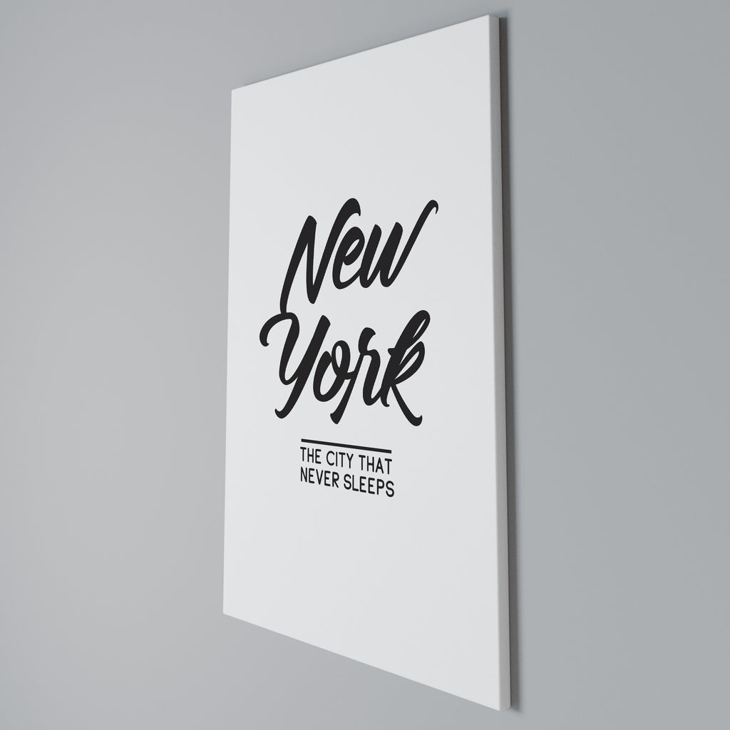 AWAKE IN NYC Cuadro en lienzo vertical