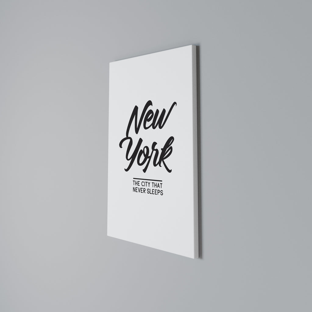 AWAKE IN NYC Cuadro en lienzo vertical
