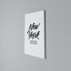 AWAKE IN NYC Cuadro en lienzo vertical