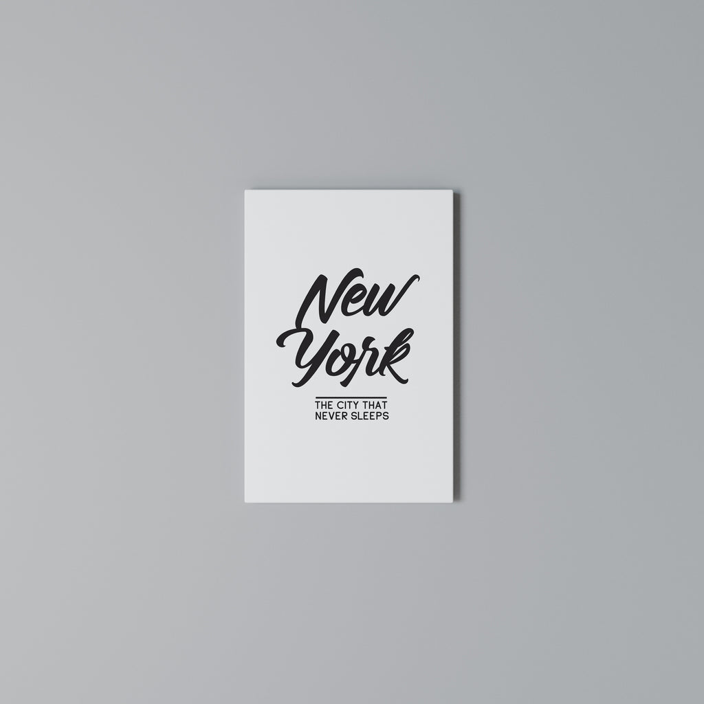 AWAKE IN NYC Cuadro en lienzo vertical