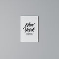 AWAKE IN NYC Cuadro en lienzo vertical