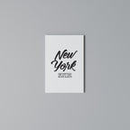 AWAKE IN NYC Cuadro en lienzo vertical