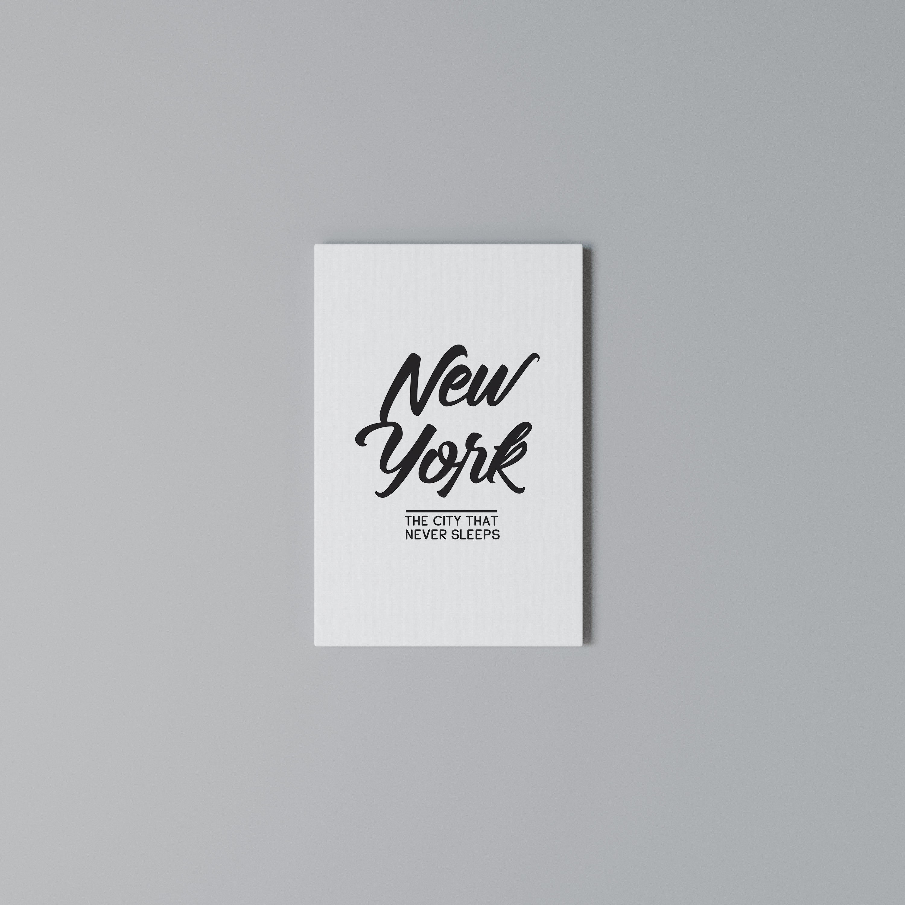 AWAKE IN NYC Cuadro en lienzo vertical