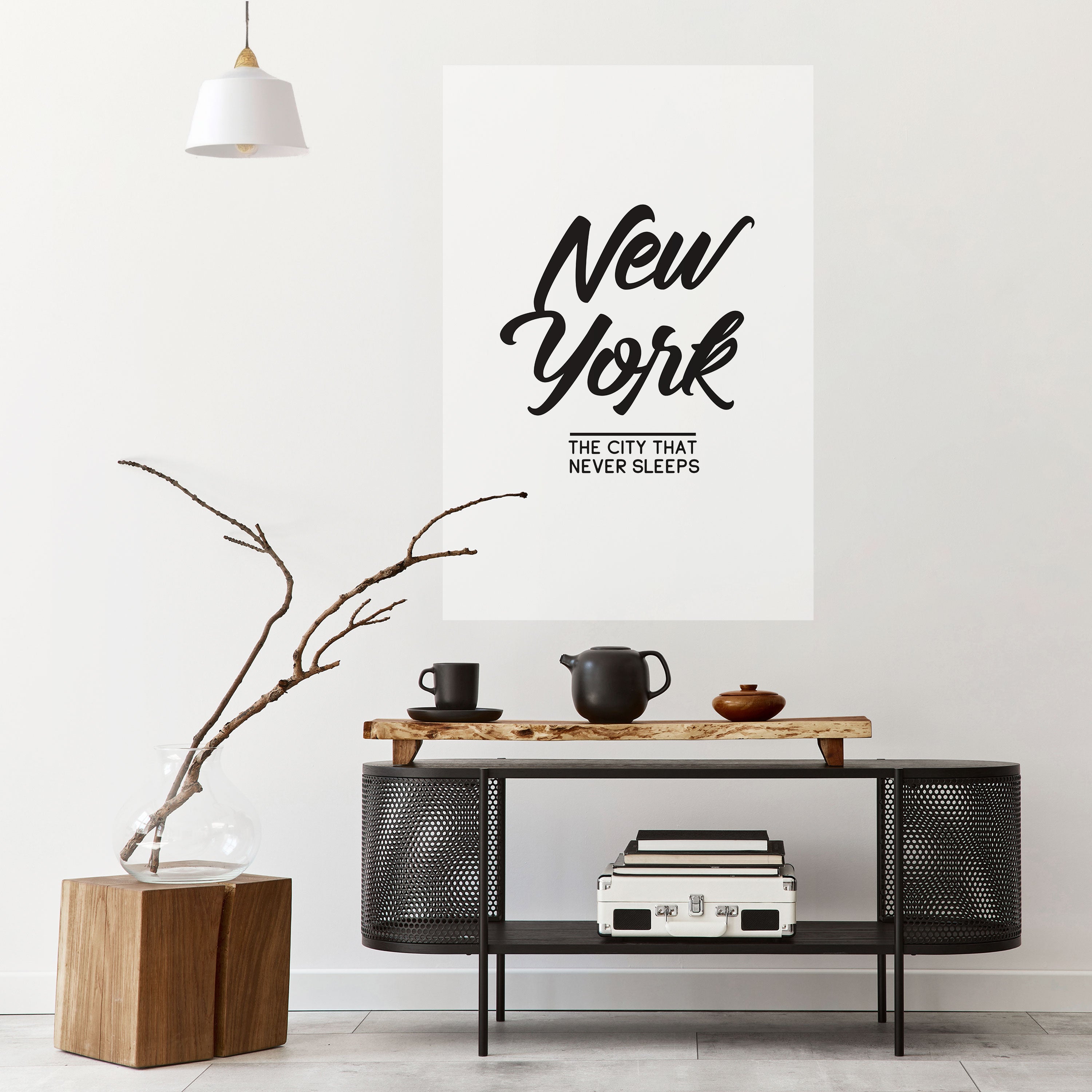 Póster vertical autoadhesivo DESPIERTA EN NUEVA YORK