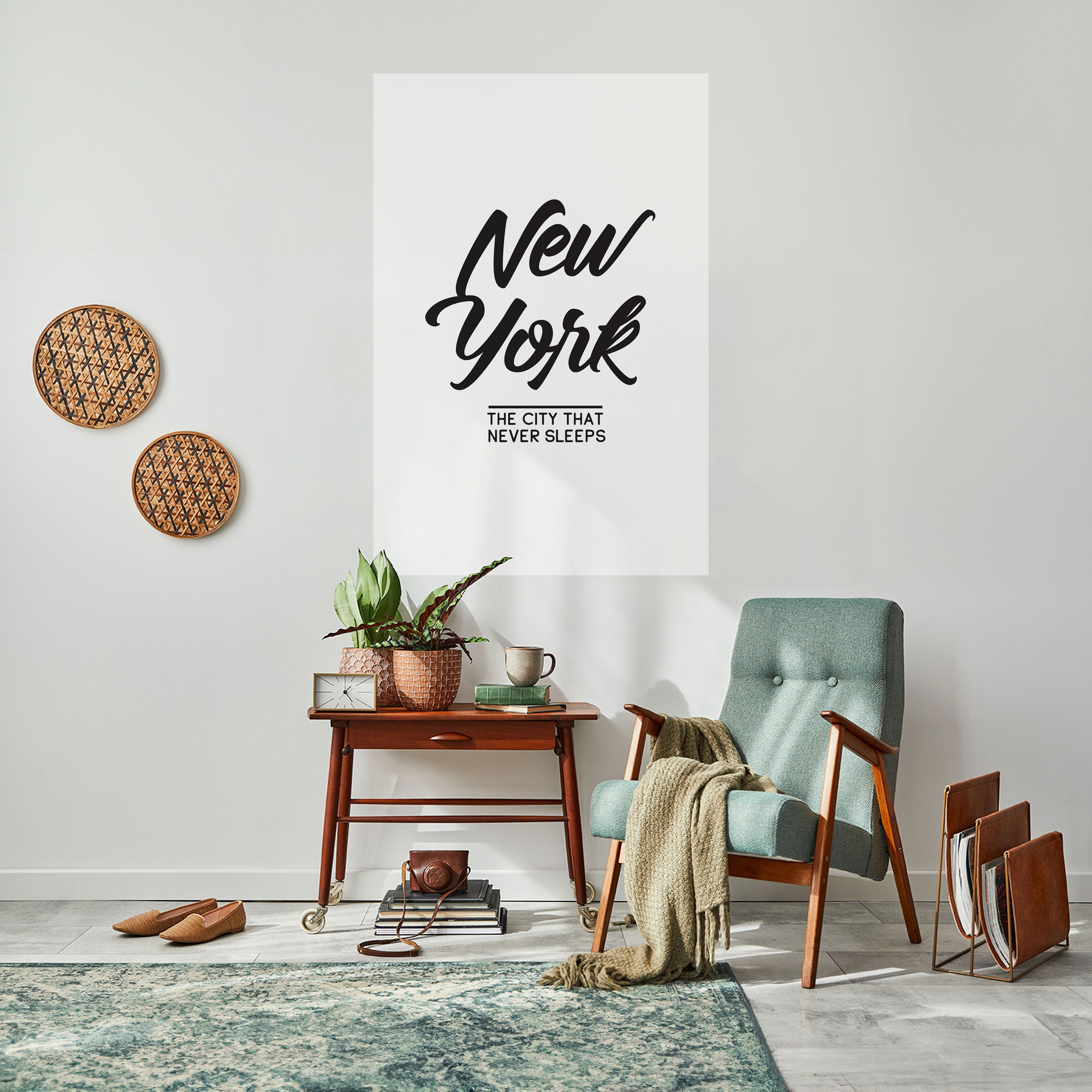 Póster vertical autoadhesivo DESPIERTA EN NUEVA YORK