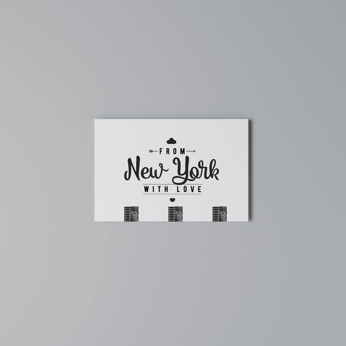 NEW YORK HEARTBEAT Cuadro en lienzo horizontal