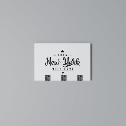 NEW YORK HEARTBEAT Cuadro en lienzo horizontal