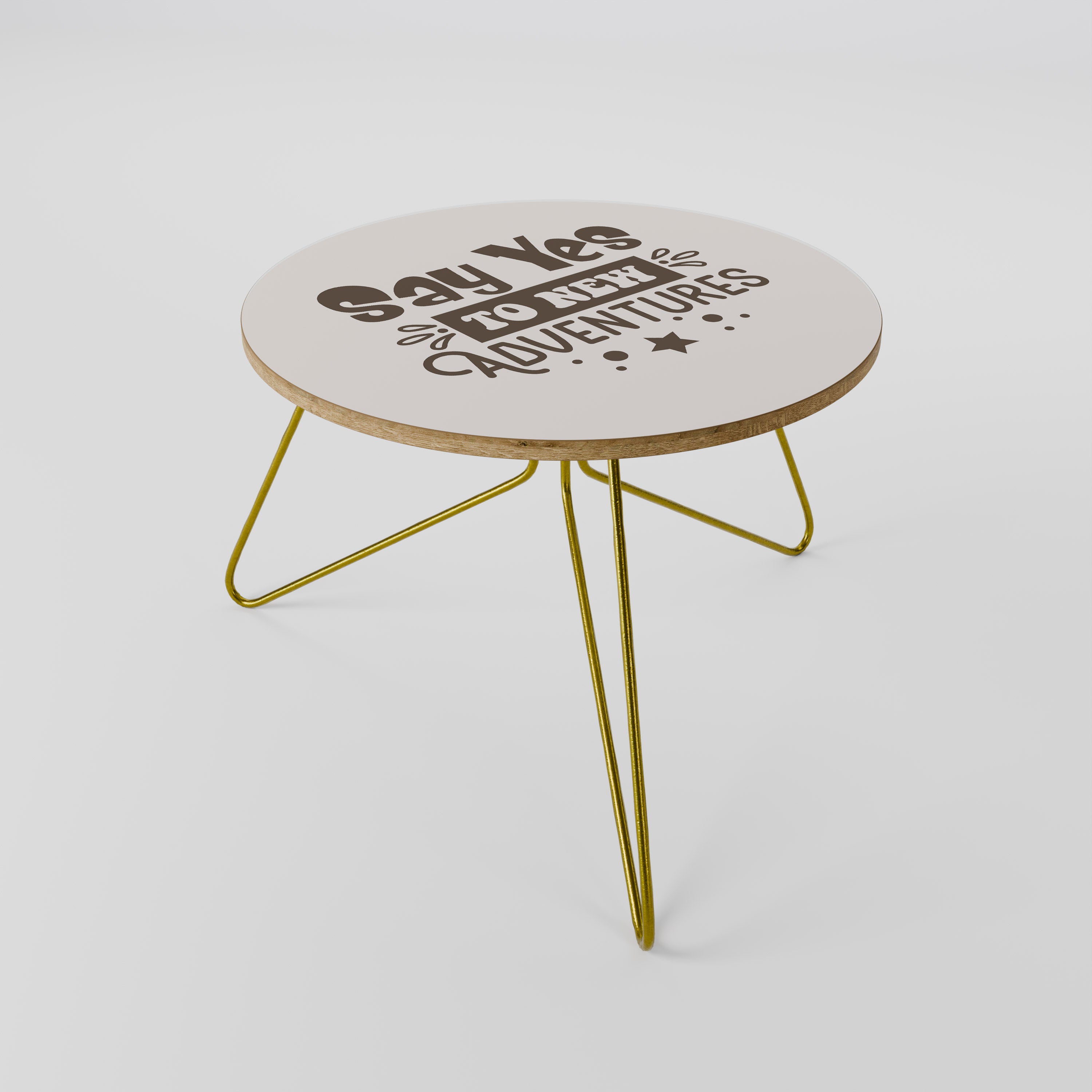 ADVENTURE AWAITS YOU Mesa de centro