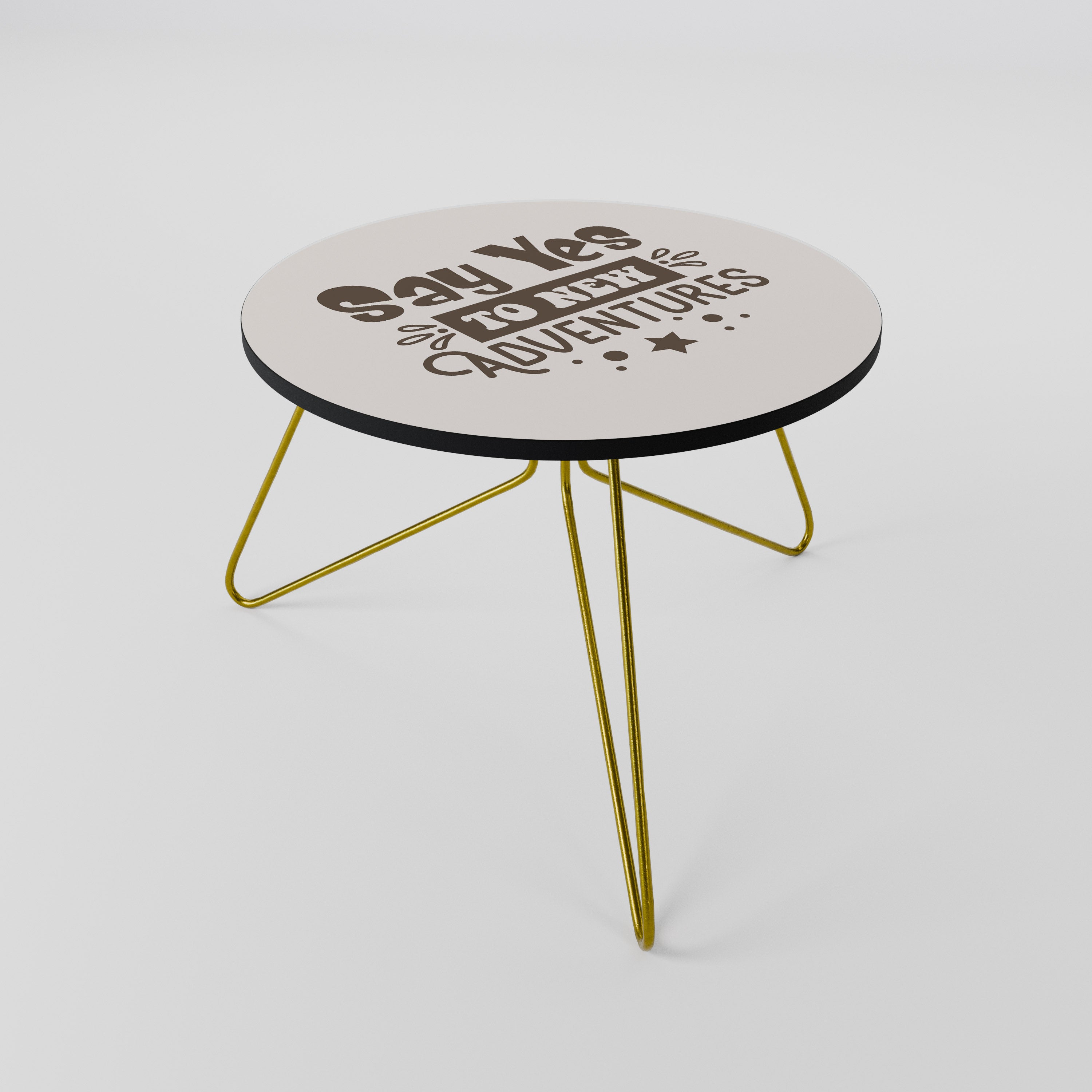 ADVENTURE AWAITS YOU Mesa de centro