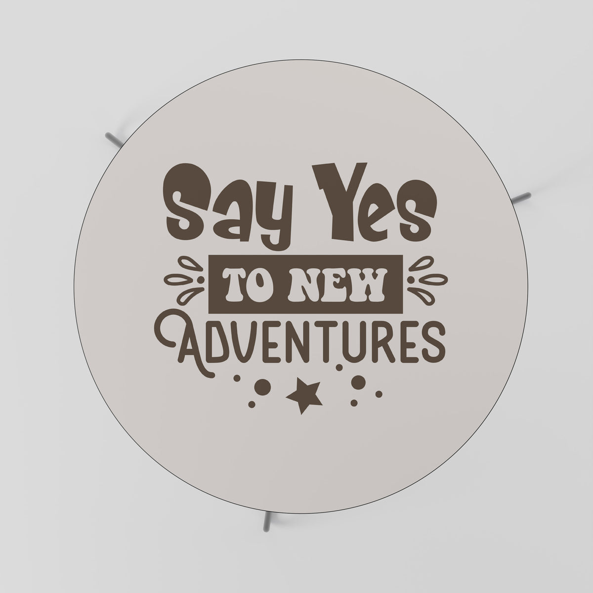 ADVENTURE AWAITS YOU Mesa de centro