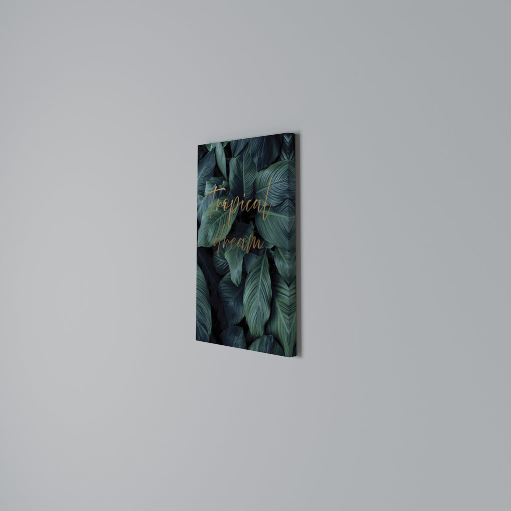 TROPICAL BLISS Cuadro en lienzo vertical