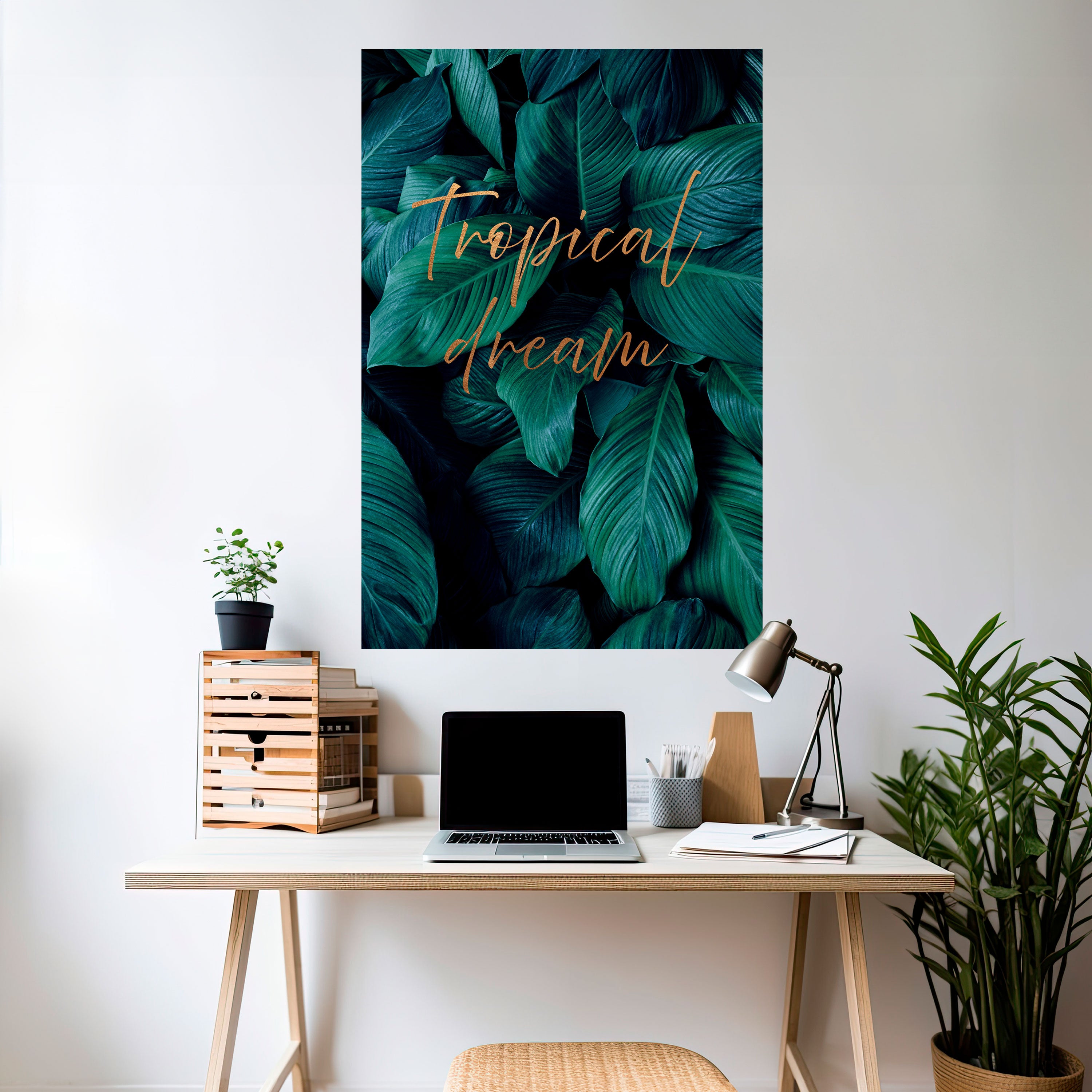 Póster vertical autoadhesivo TROPICAL BLISS