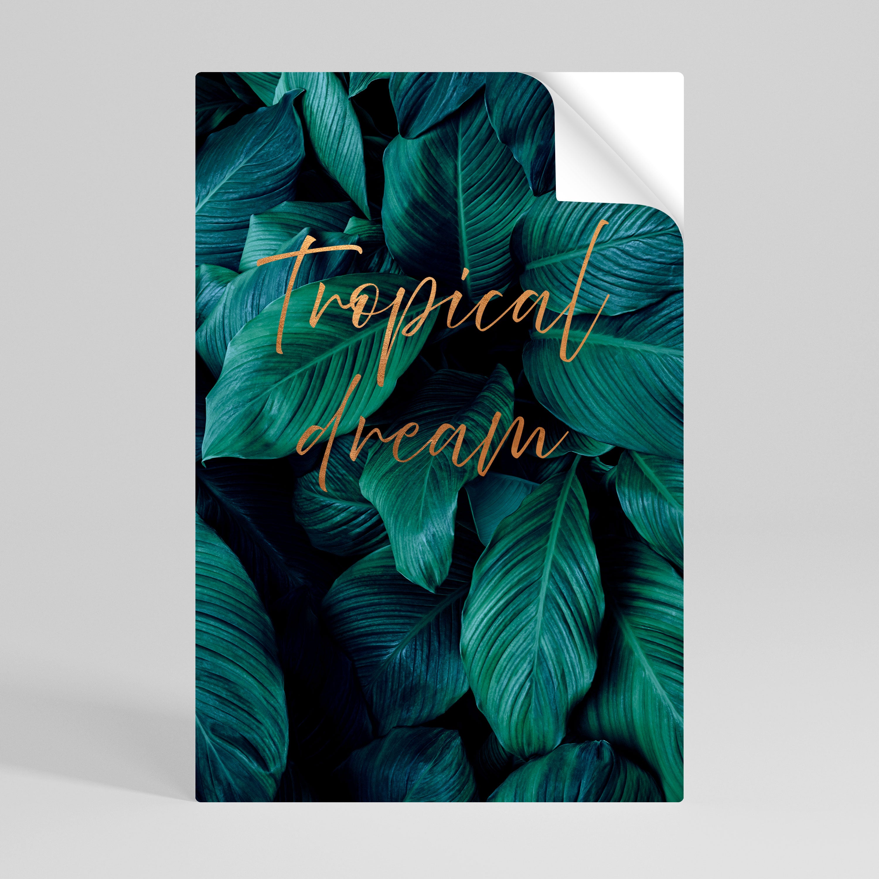 TROPICAL BLISS Póster adhesivo vertical