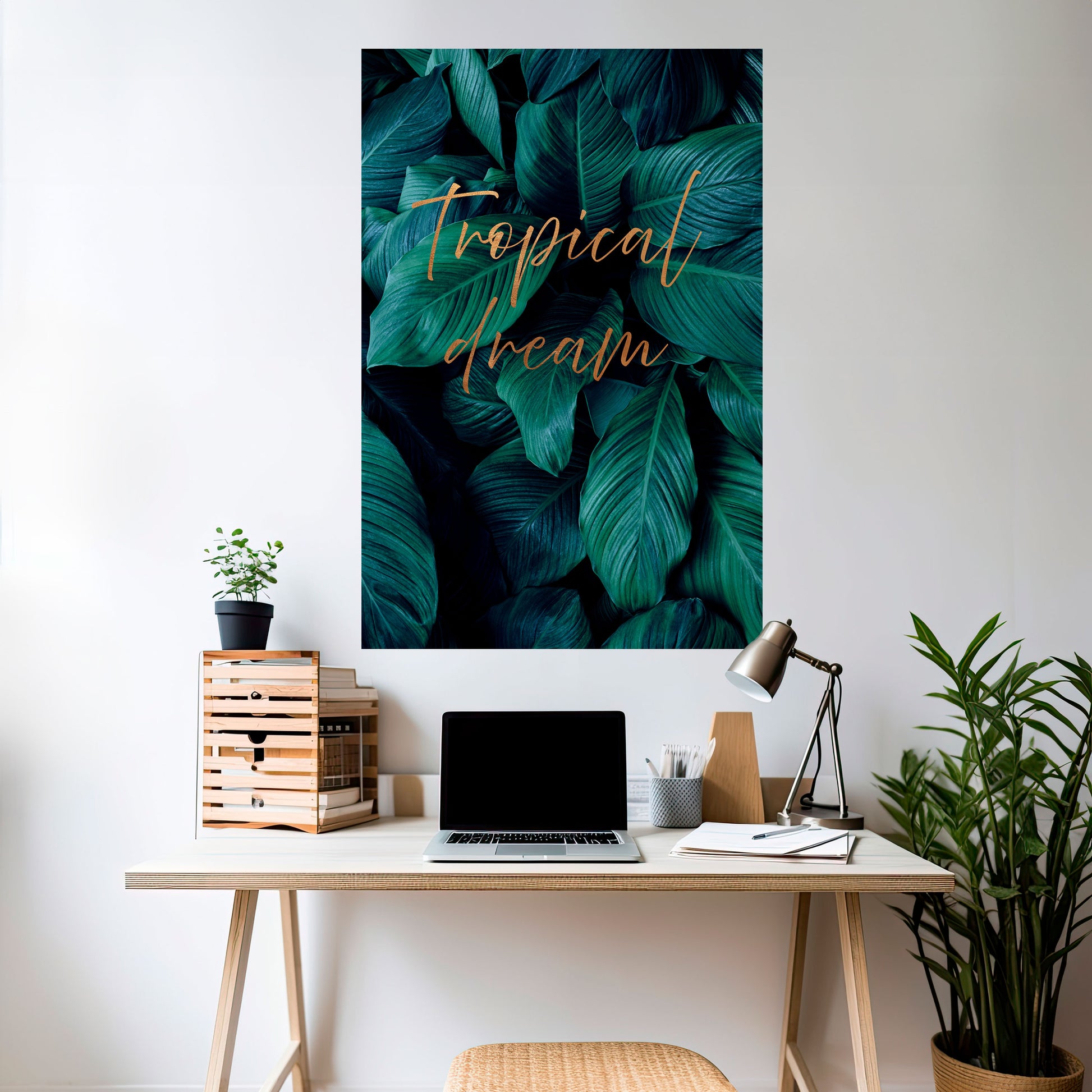 Póster vertical autoadhesivo TROPICAL BLISS