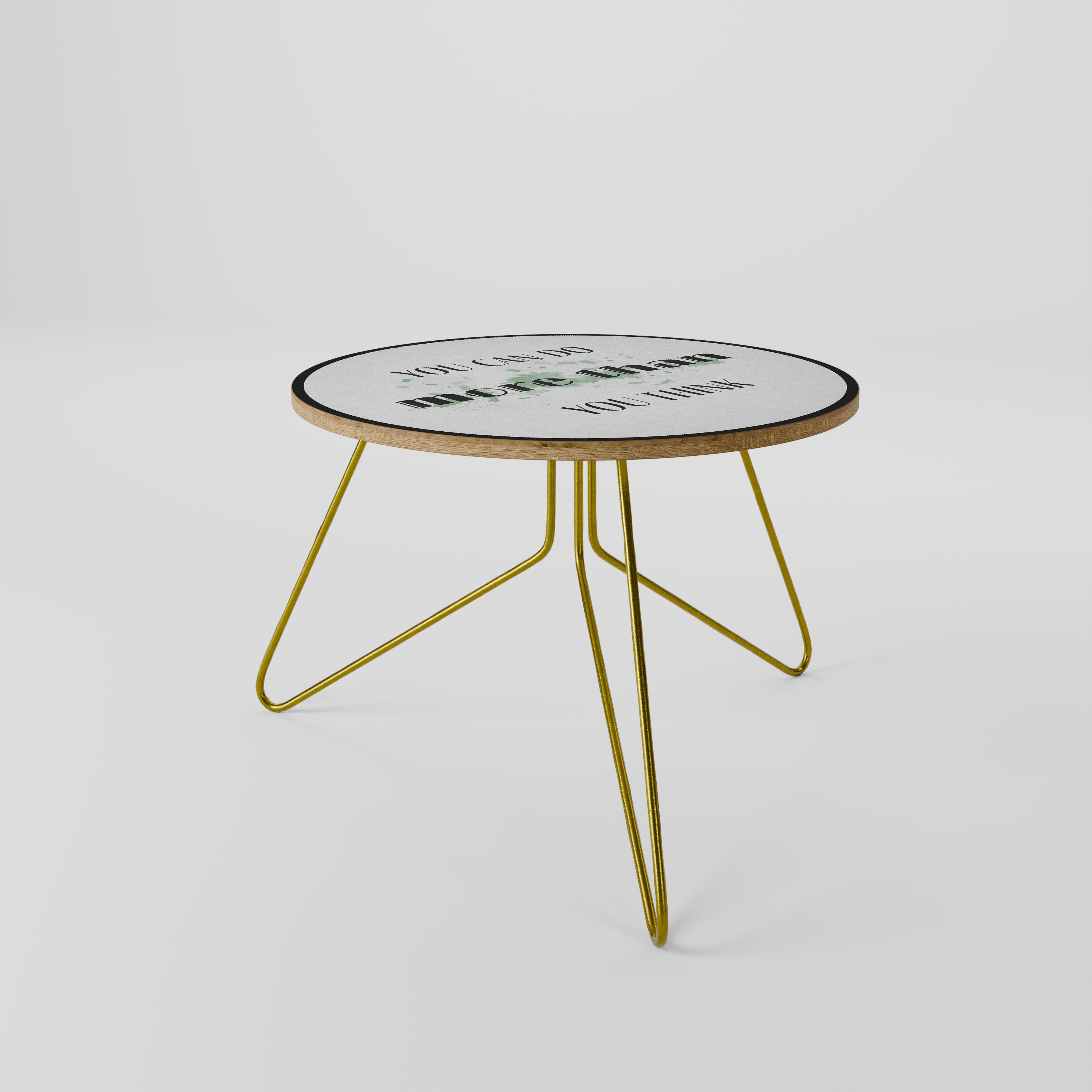 BELIEVE AND ACHIEVE Mesa de centro