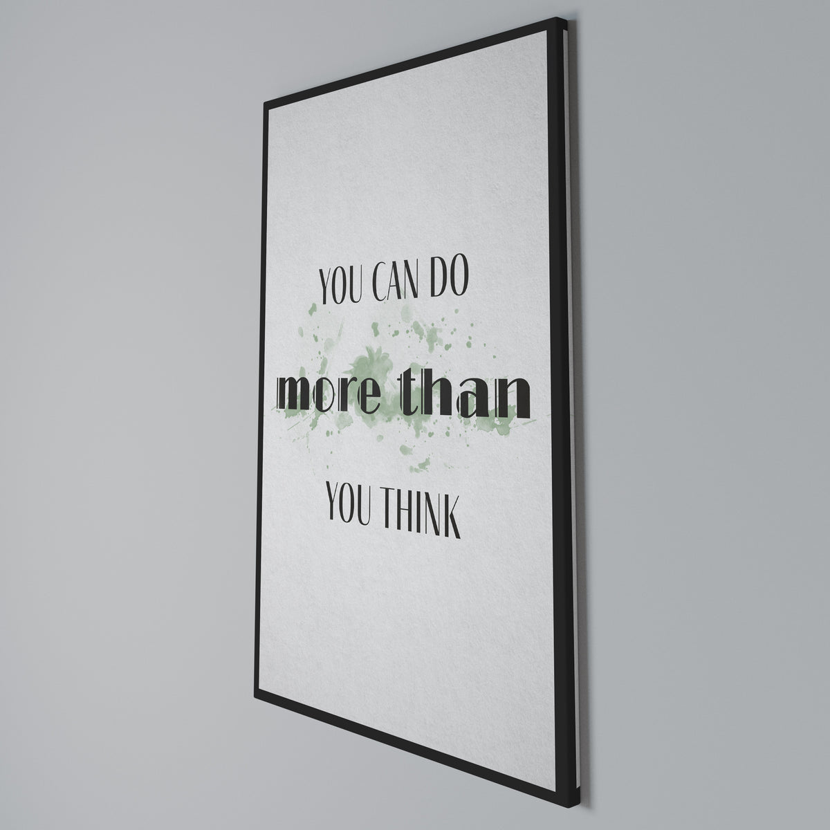 BELIEVE AND ACHIEVE Cuadro en lienzo vertical