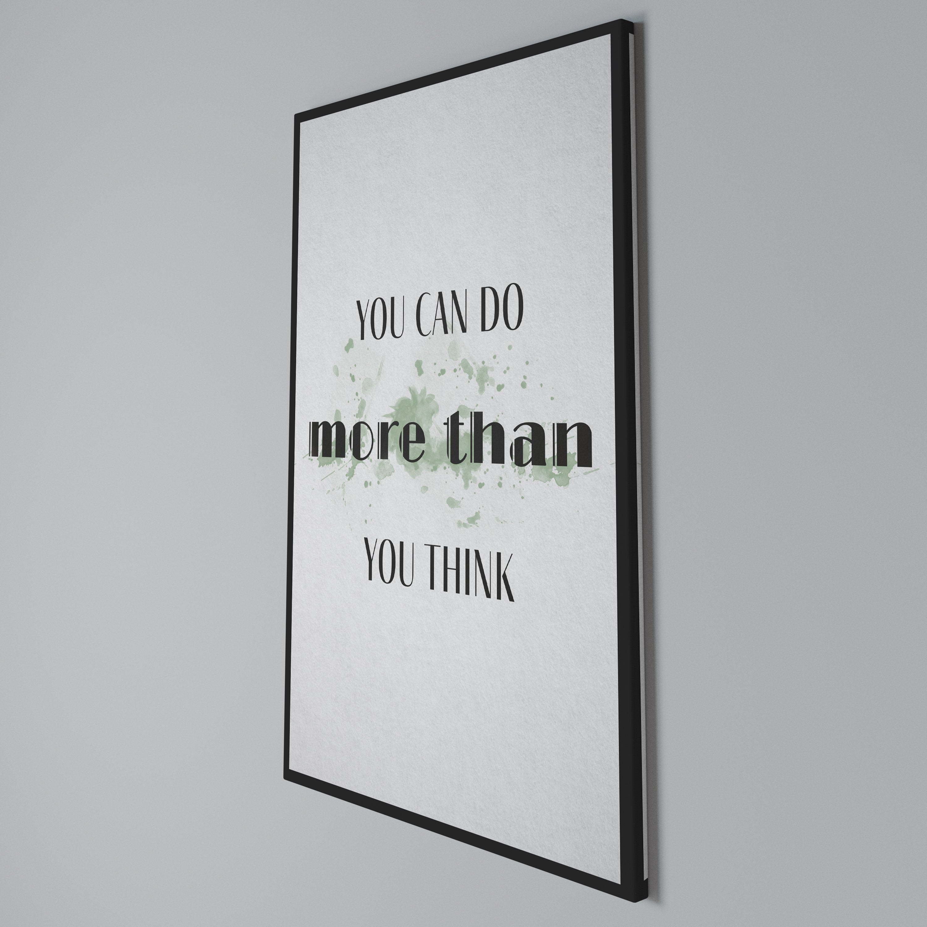 BELIEVE AND ACHIEVE Cuadro en lienzo vertical