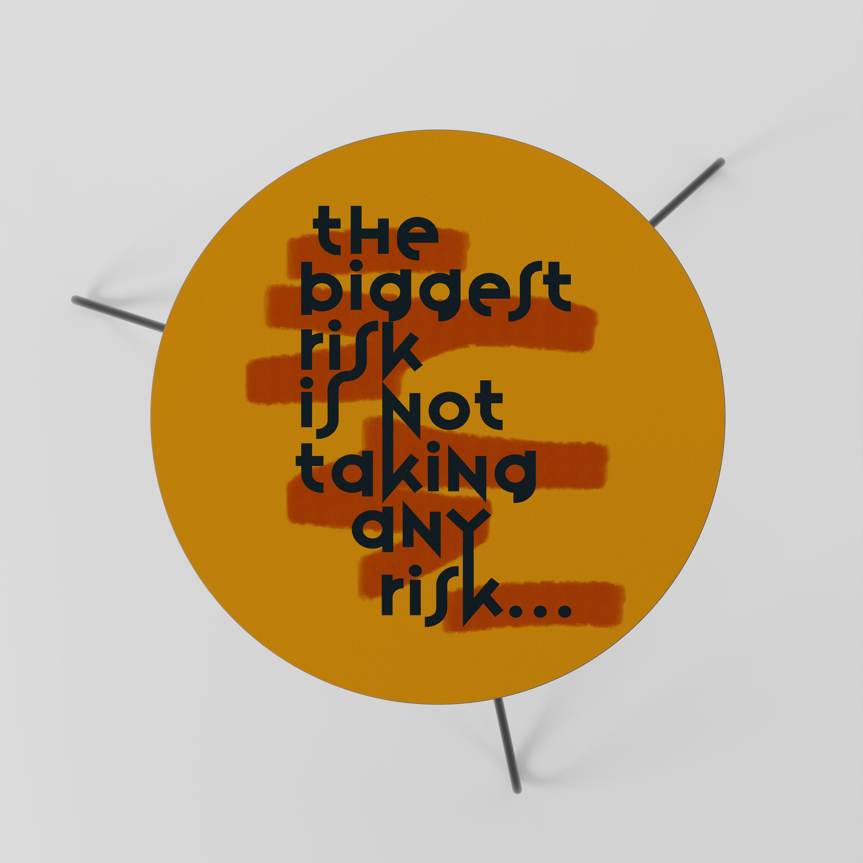 THE BIGGEST RISK Coffee Table 60