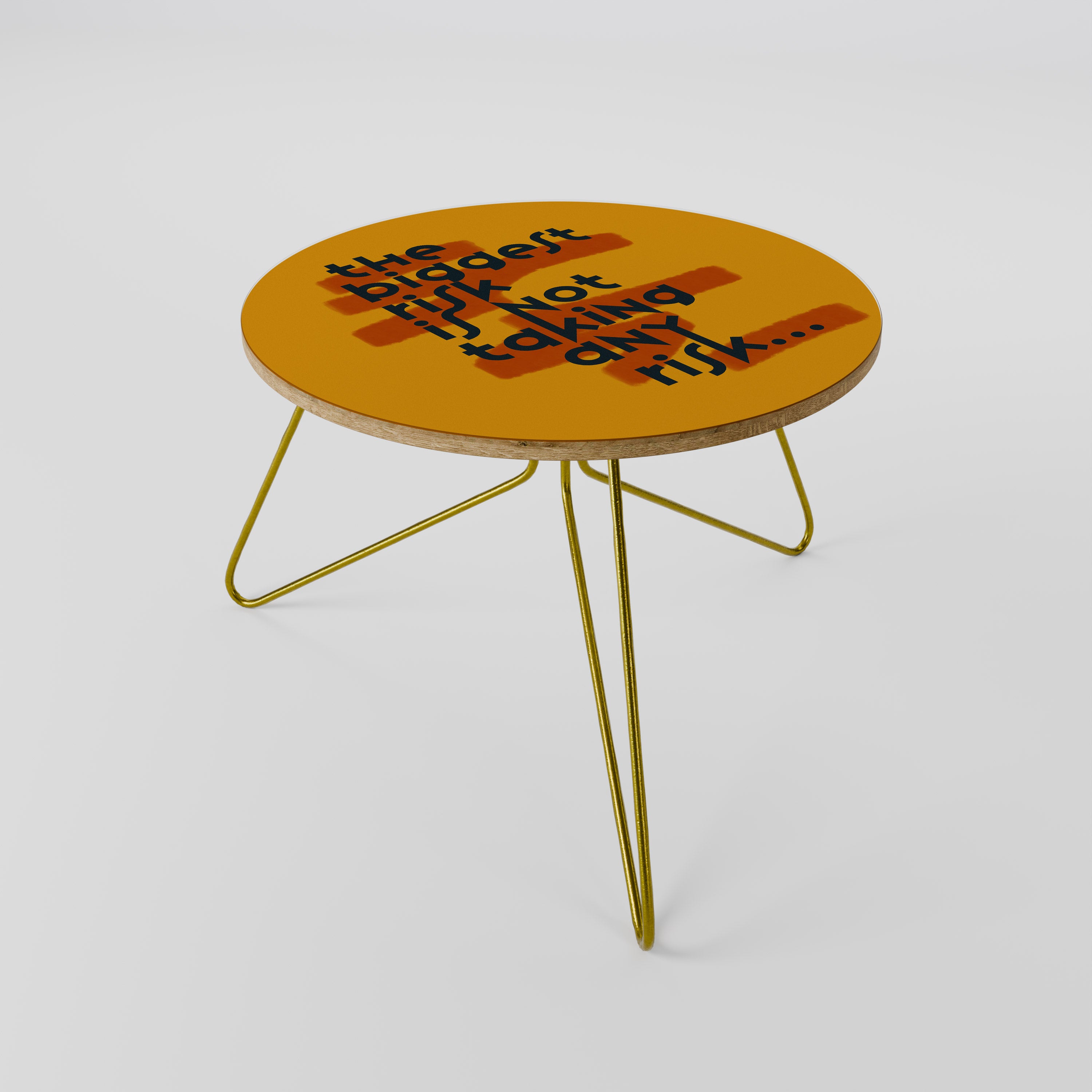 THE BIGGEST RISK Mesa de centro